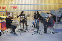 Las Migas en una actuaci&oacute;n en directo en RNE