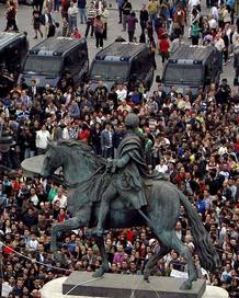 acampada en sol