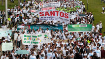 Ir al Video&nbsp;Un mill&oacute;n de personas apoyan el proceso de paz en las calles de Bogot&aacute;