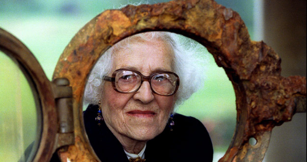 Millvina Dean, en una imagen tomada hace quince a&ntilde;os.