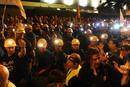 Los mineros han iluminado con sus l&aacute;mparas las calles de Madrid