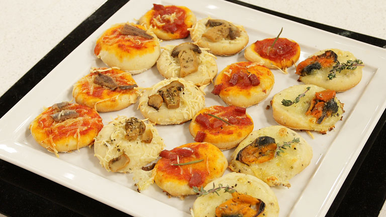 Saber Cocinar - Mini pizzas a los mil sabores 