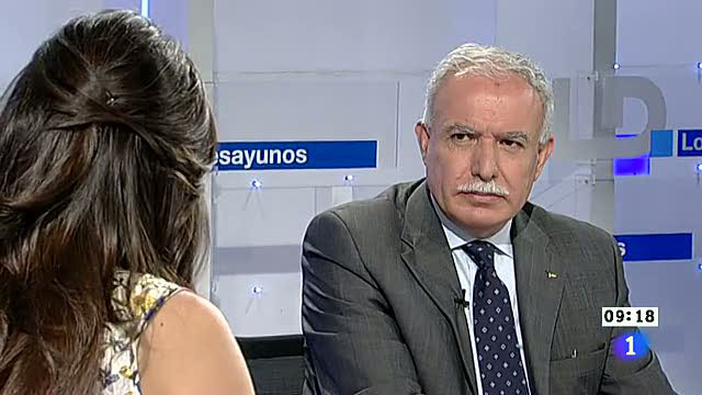 El ministro de Exteriores palestino: "Contamos con el reconocimiento de 120 pa&iacute;ses"