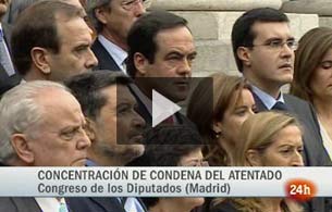 Ver v&iacute;deo  'Minuto de silencio en el Congreso de los Diputados por el atentado de ETA'