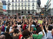 Minuto de silencio en la Puerta del Sol para reclamar la libertad de los detenidos