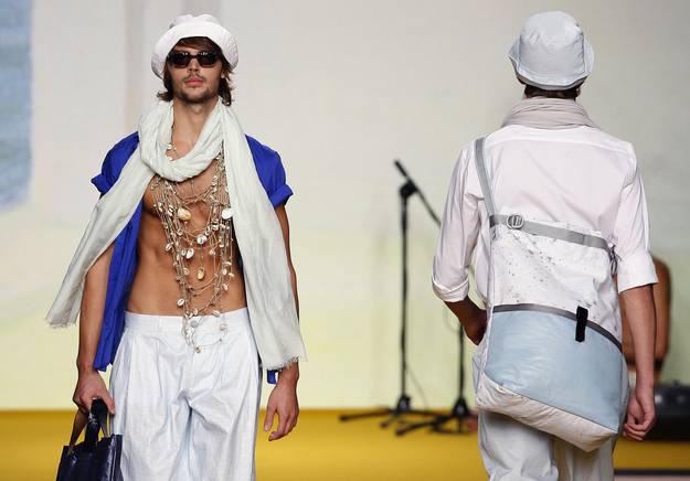 Modelo de Antonio Mir&oacute; en Madrid Cibeles Fashion Week