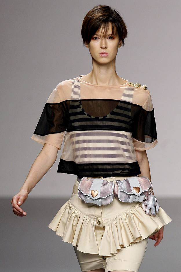 Modelo de El Delgado Buil en Cibeles Madrid Fashion Week
