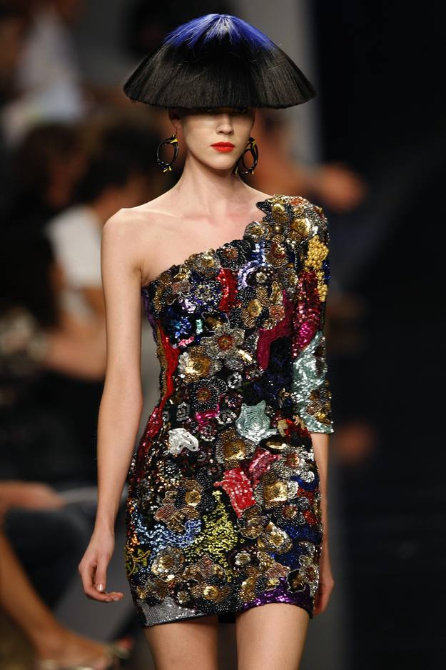 Modelo de Jos&eacute; Castro en Cibeles Madrid Fashion Week 2009
