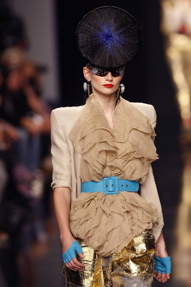 Modelo de Jos&eacute; Castro en Cibeles Madrid Fashion Week 2009