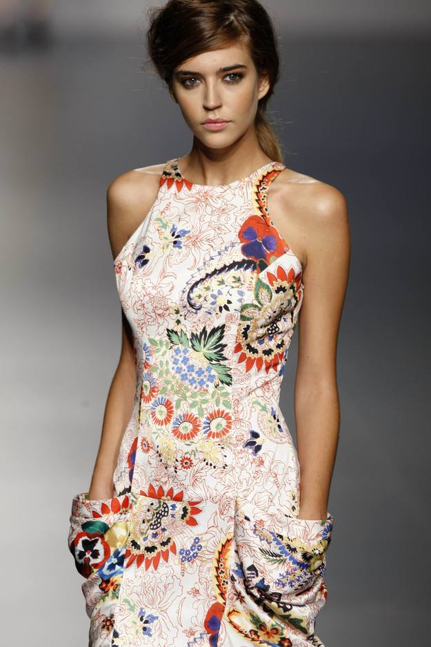 Modelo de Juana Mart&iacute;n en Cibeles Madrid Fashion Week