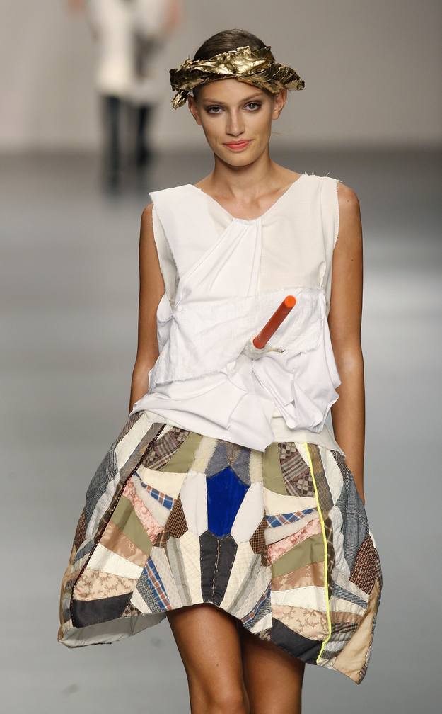 Modelo de Valdnad en CIbeles Madrid Fashion Week 09