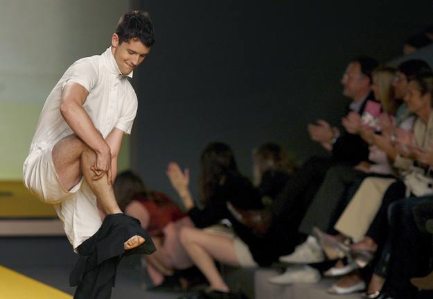 Modelos de Antonio Mir&oacute; en Madrid Cibeles Fashion Week
