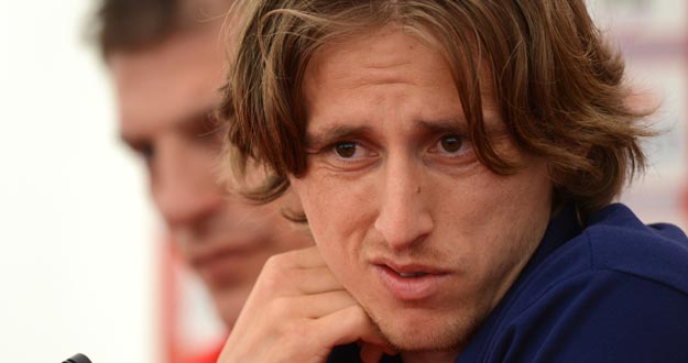 Modric, centrocampista de la selecci&oacute;n de Croacia