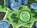 Imagen del  v&iacute;deo de Bob Esponja en ingl&eacute;s titulado MONEY TALKS