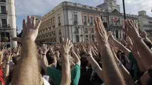 Movimiento 15M, un año de trabajo en el anonimato Movimiento 15M, un año de trabajo en el anonimato
