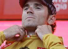 Muchas ganas ten&iacute;a Valverde de ajustarse el &uacute;ltimo maillot oro de la Vuelta