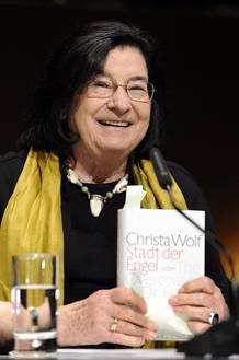 La escritora alemana Christa Wolf en 2010.