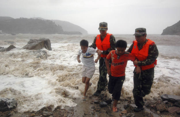 Tormenta tropical en China