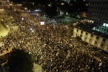 Multitud de 'indignados' protestas en Israel