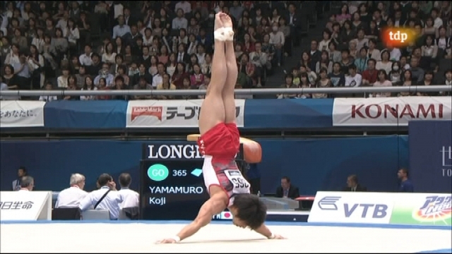  Gimnasia art&iacute;stica - Campeonato del mundo. Concurso completo masculino - Primera parte - 14/10/11