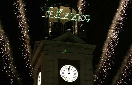 El mundo da la bienvenida a 2009