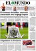 El Mundo ilustra con la misma imagen que El Pa&iacute;s, con Cristiano Ronaldo en el suelo y de espaldas y con el titular 