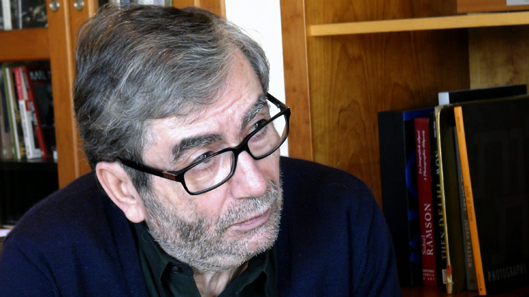 Mu&ntilde;oz Molina habla con TVE antes de recoger el premio literario Jerusal&eacute;n 2013