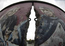 A mural is pictured at East Side Gallery in Berlin