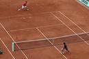 Nadal y Djokovic protagonizaron duros intercambios que hicieron las delicias del p&uacute;blico