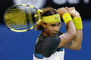Como siempre, Nadal est&aacute; luchando todas y cada una de las bolas.