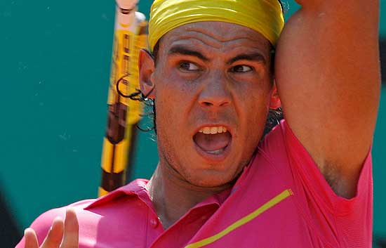 Nadal gana de rosa