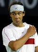 Nadal, durante un partido de tercera ronda en el Masters de Melbourne de 2004.