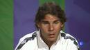 Ir al Video&nbsp;Nadal: "Pensar en ganar en Wimbledon ser&iacute;a arrogante"