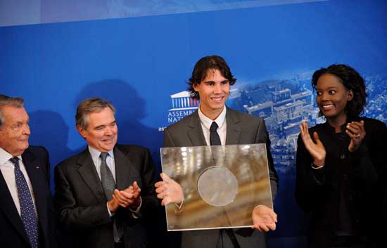 Nadal, premiado por los franceses