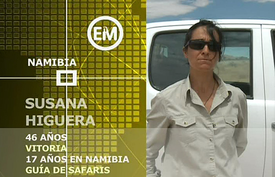 Espa&ntilde;oles en el mundo - Namibia - Susana