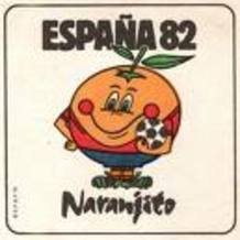 Naranjito, mascota del Mundial de 1982 celebrado en Espa&ntilde;a.