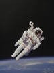Una de las instant&aacute;neas que se pueden ver en la exposici&oacute;n de una caminata espacial