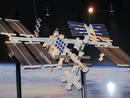 Una maqueta de la Estaci&oacute;n Espacial Internacional (ISS)