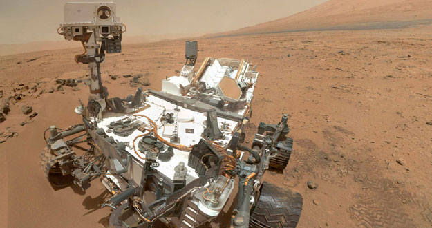 NASA's Curiosity rover used the MAHLI to capture this set of 55 high-resolution images, which were stitched together to create this full-color self-portrait