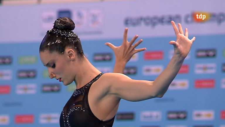 Nataci&oacute;n sincronizada - Campeonato de Europa. Final solo libre