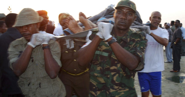 Naufragio en Tanzania