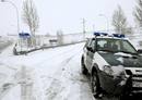 Nieve en las carreteras de Le&oacute;n
