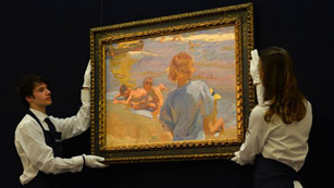"Niños en la playa" de Sorolla, vendido por 3,24 millones de euros en Londres "Niños en la playa" de Sorolla, vendido por 3,24 millones de euros en Londres