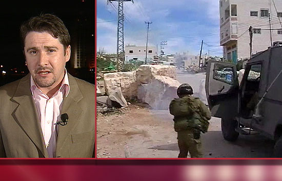 Noche 24 - Nuevo d�a de enfrentamientos entre j�venes palestinos y polic�as israel�es