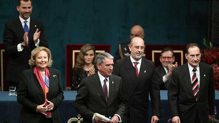 Oviedo vive la ceremonia de los Premios Pr&iacute;ncipes de Asturias
