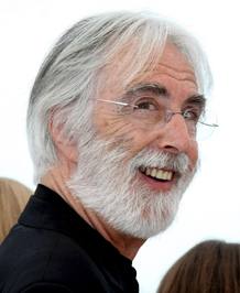 El director austr&iacute;aco Michael Haneke participa en el pase gr&aacute;fico de su pel&iacute;cula 'Das Weisse Band' en Cannes.