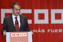 Zapatero interviene en el Congreso de Comisiones Obreras