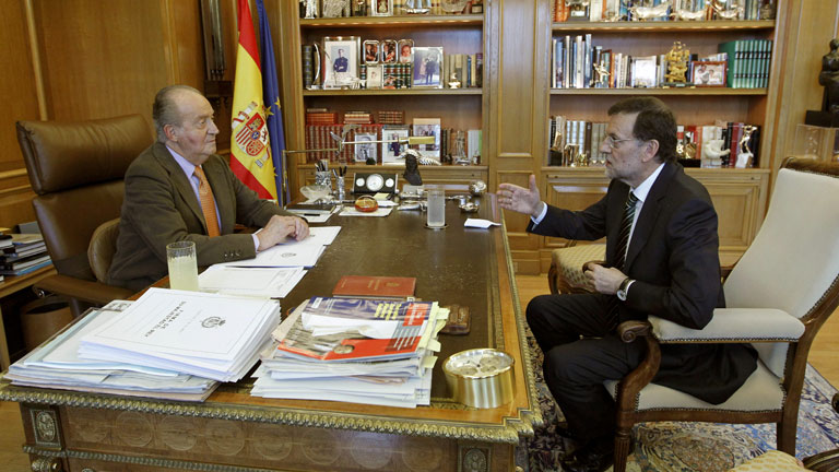 El Rey retoma su actividad despu&eacute;s de ser operado de una luxaci&oacute;n de cadera