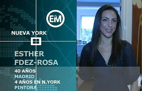 Espa&ntilde;oles en el mundo - Nueva York - Esther