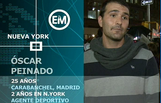 Espa&ntilde;oles en el mundo - Nueva York - &Oacute;scar